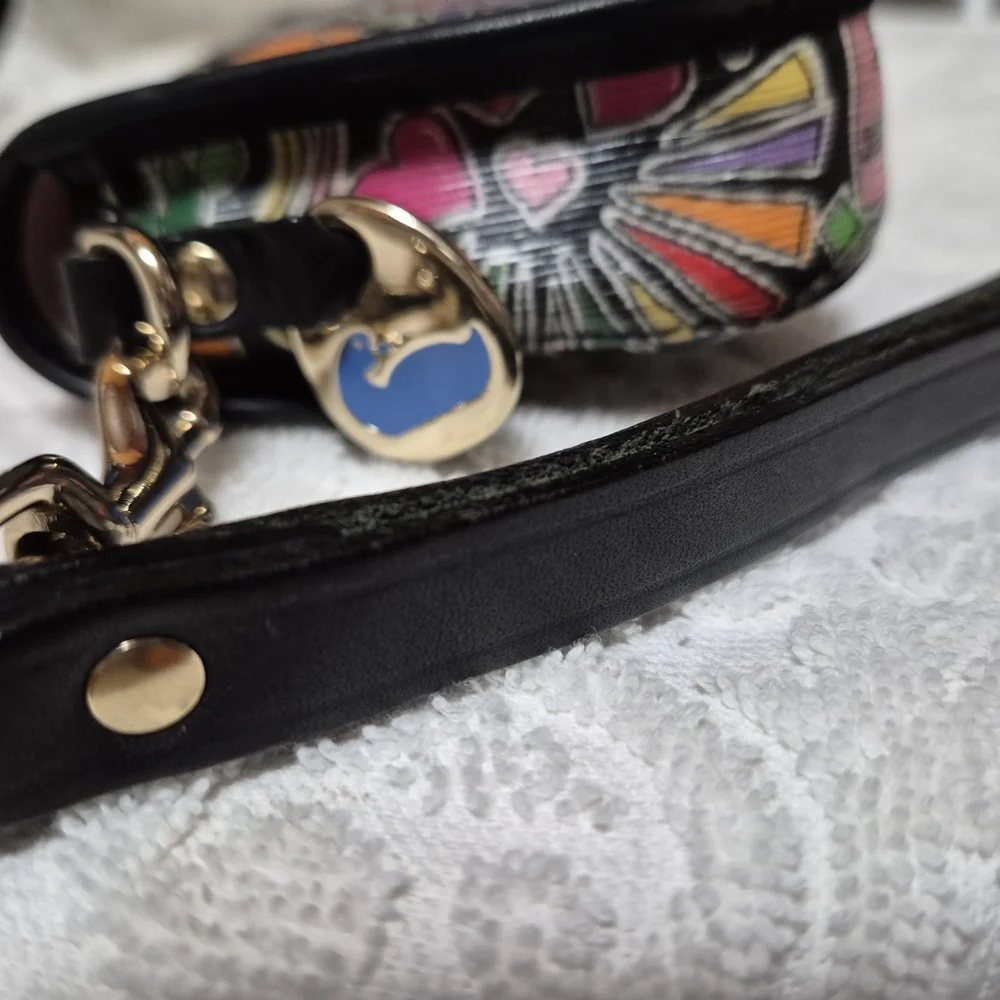 Dooney & Bourke Multicolor Graphic Clutch/ Wristlet/ Wallet - Picture 2 of 7